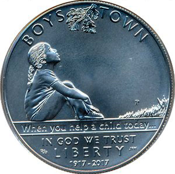 Юбилейный доллар к столетию «Бойз-Тауна», который долгие годы радовал педофилов