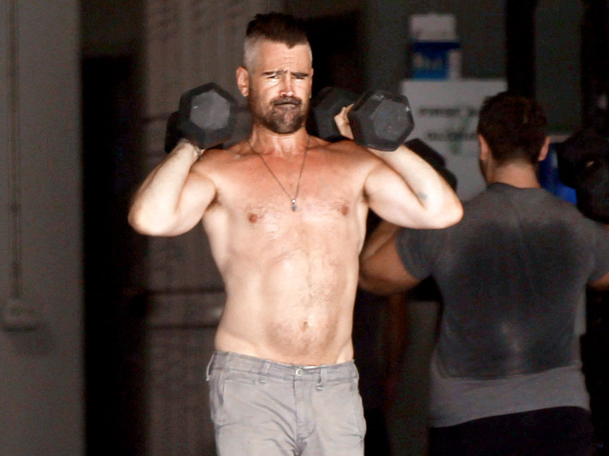 Чтобы держать себя в тонусе, Колину приходится поднапрячься