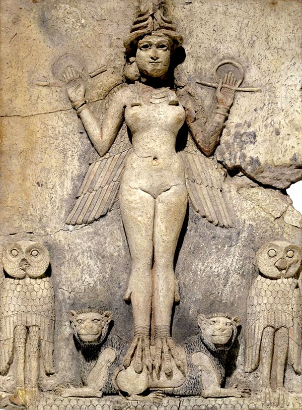 Статуя богини Иштар из Британского музея была изваяна в Вавилоне