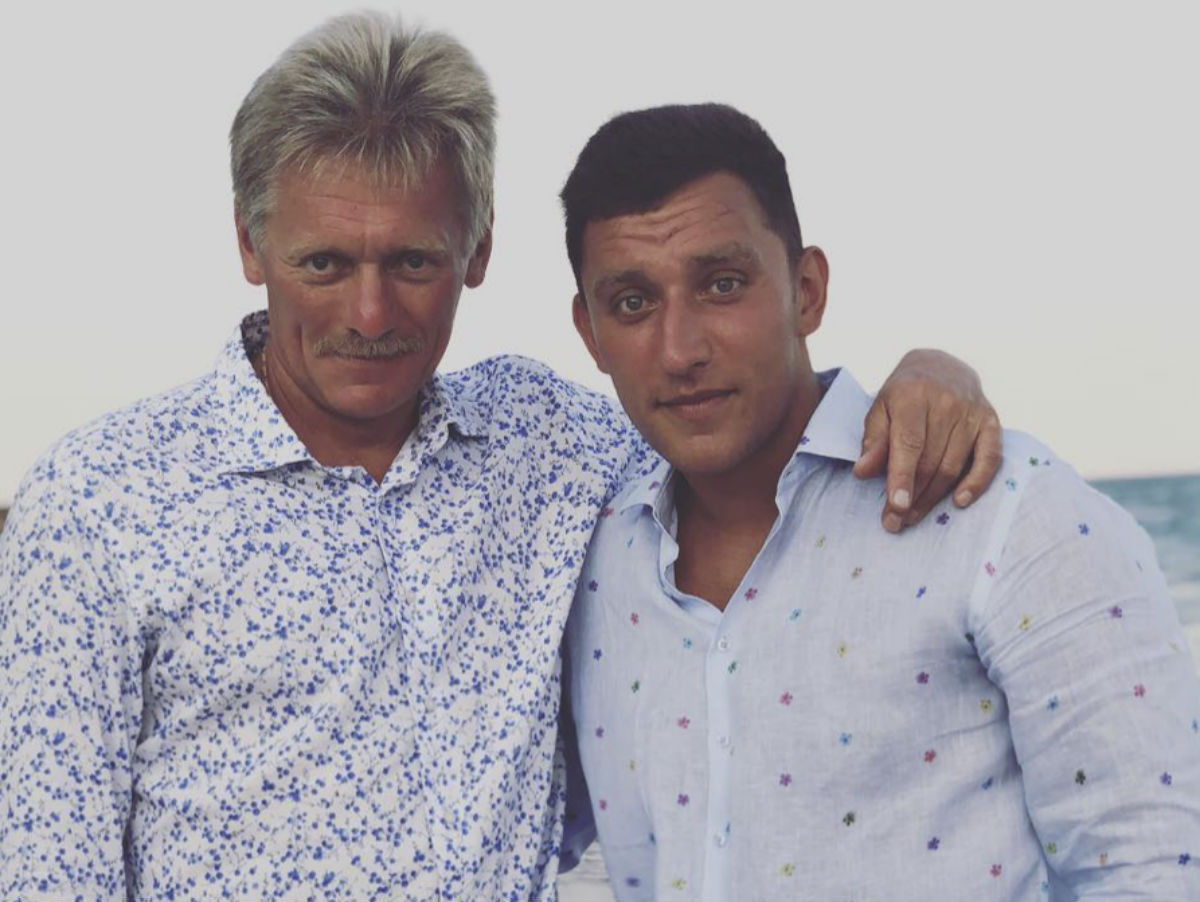 Дмитрий Песков с сыном Николаем