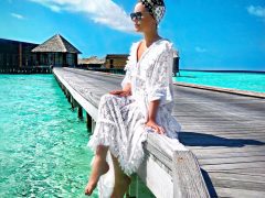 Минувшей весной и этим летом звезда «Уральских пельменей» отдыхала на Мальдивах…