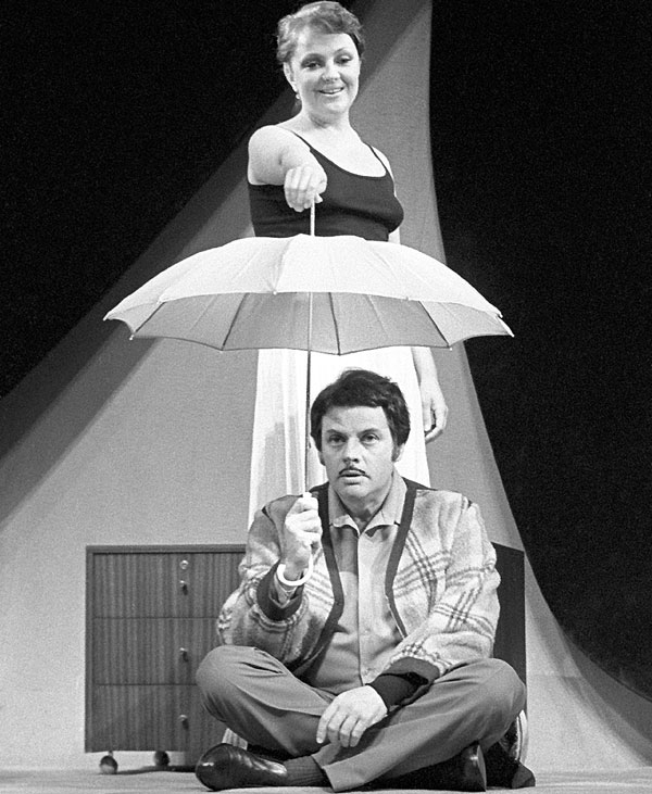 Ширвиндт и Градова в постановке «Чудак» (1980 г.)