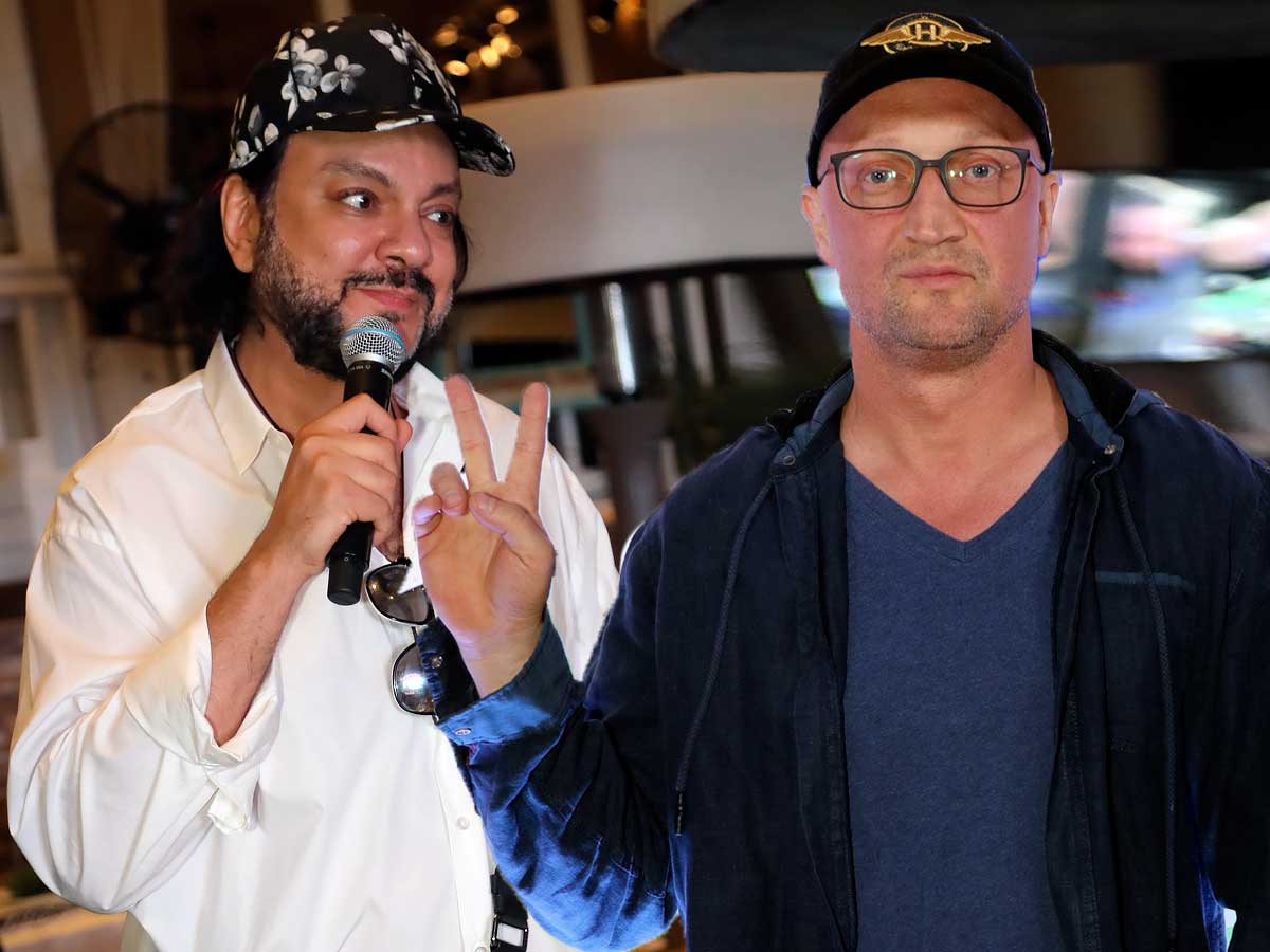 Гоша Куценко и Филипп Киркоров на дне рождении Русского радио