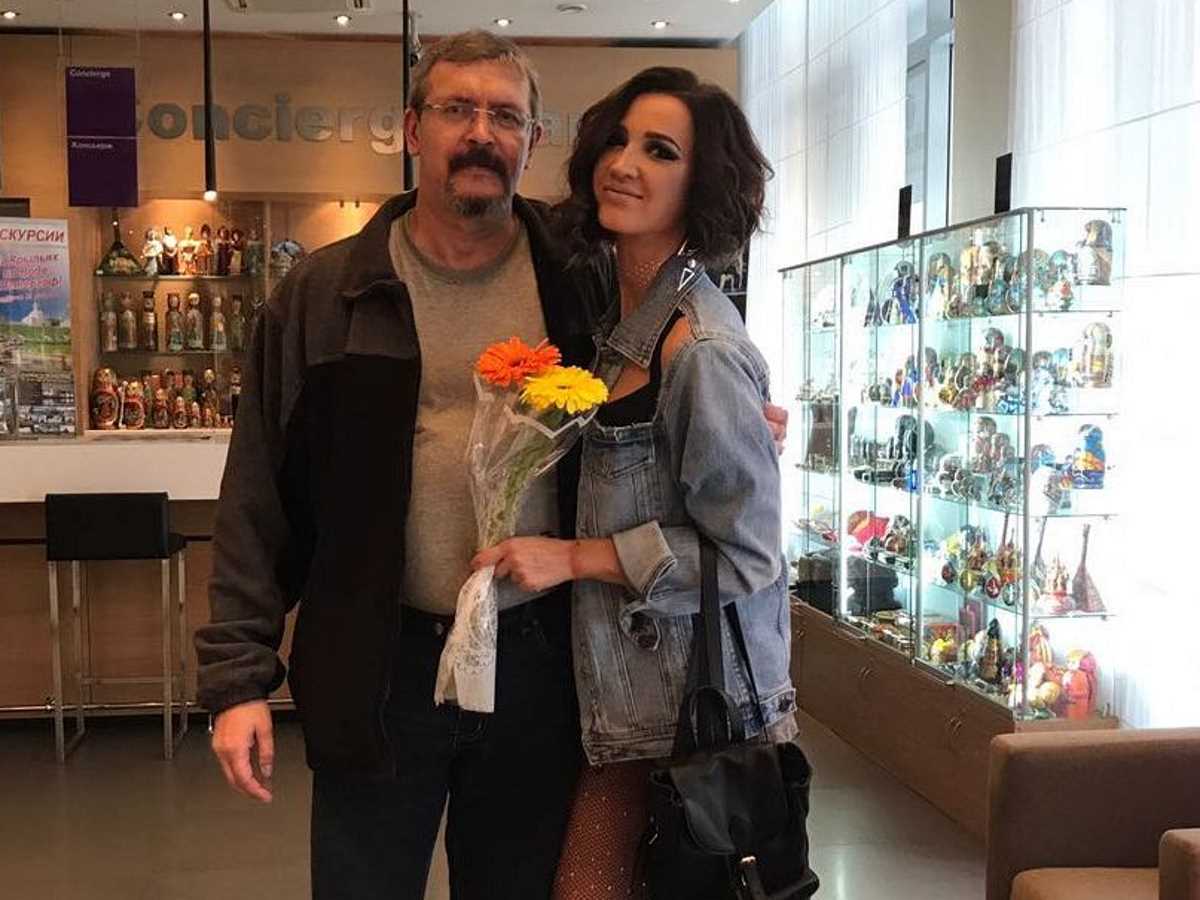 Ольга Бузовой с отцом