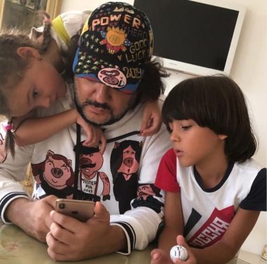 Филипп Киркоров с детьми