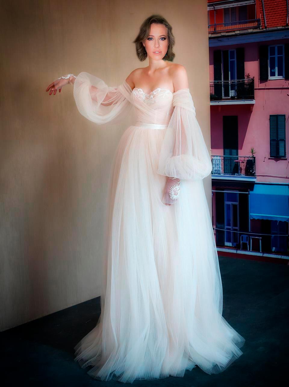 Свадебное платье Ксении Собчак