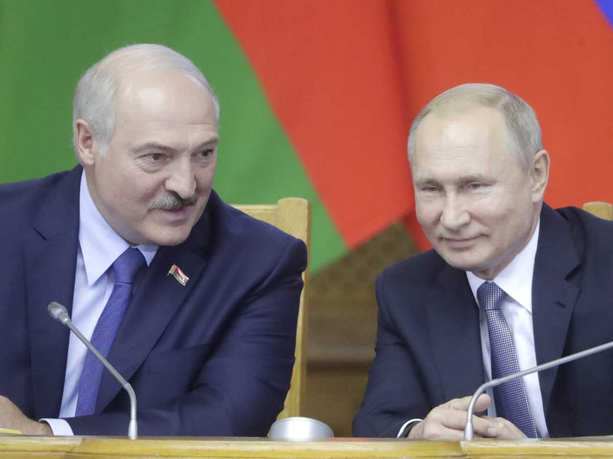 Путин и Лукашенко