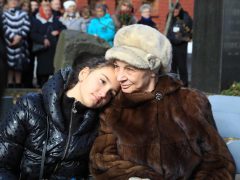 Дочь Дмитрия Хворостовского Нина и его мама Людмила