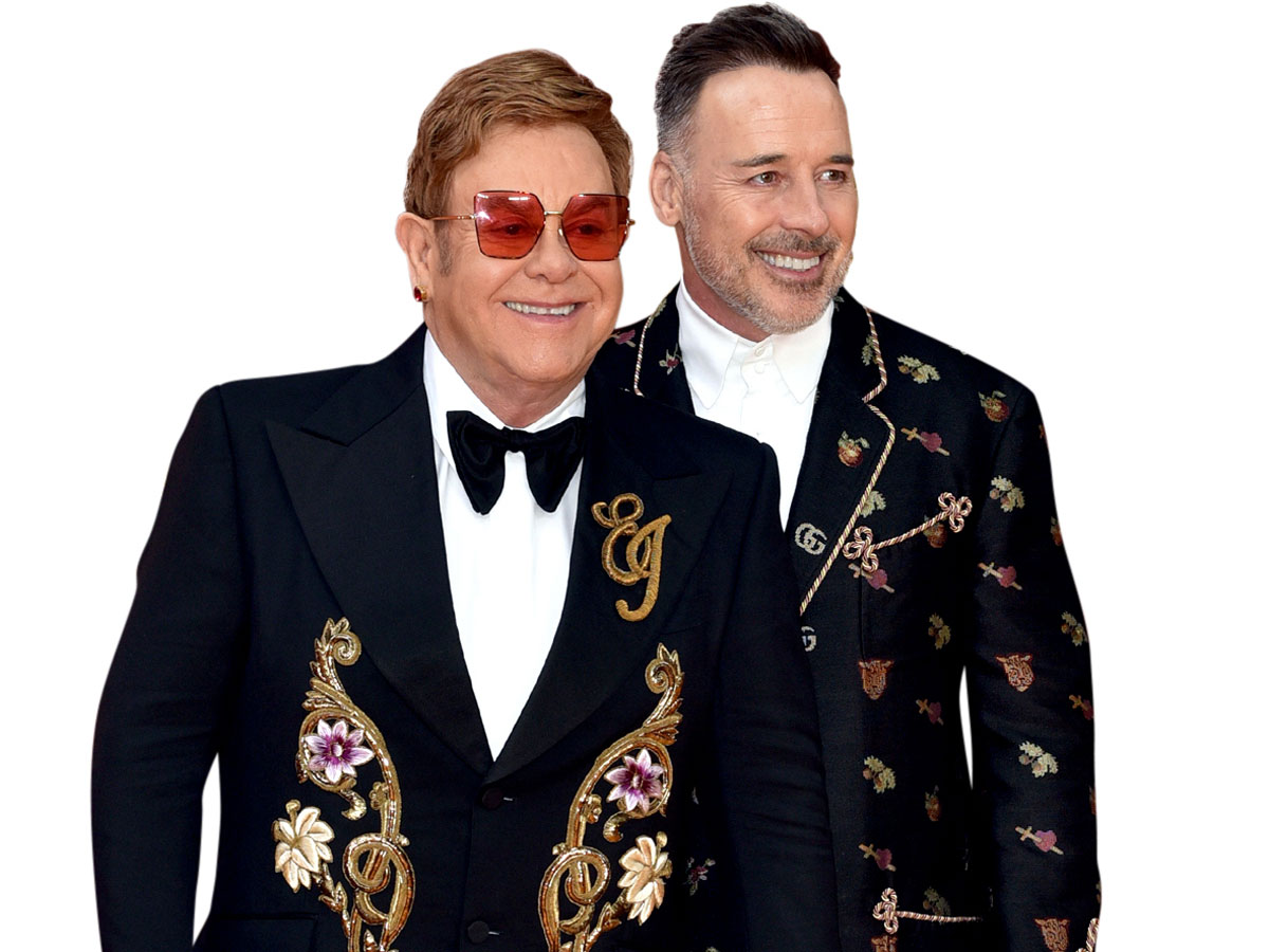 21 декабря 2005 г. Элтон и Дэвид поженились