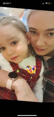 Оксана Акиньшина с дочерью