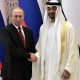 Президент РФ Владимир Путин и наследный принц ОАЭ Мухаммед Аль Нахайян
