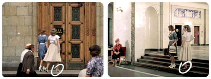 Удивительным образом туфли Люды поменяли цвет за минуту