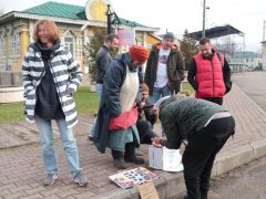 Ведущие «НАШЕго Радио» в городе Углич.