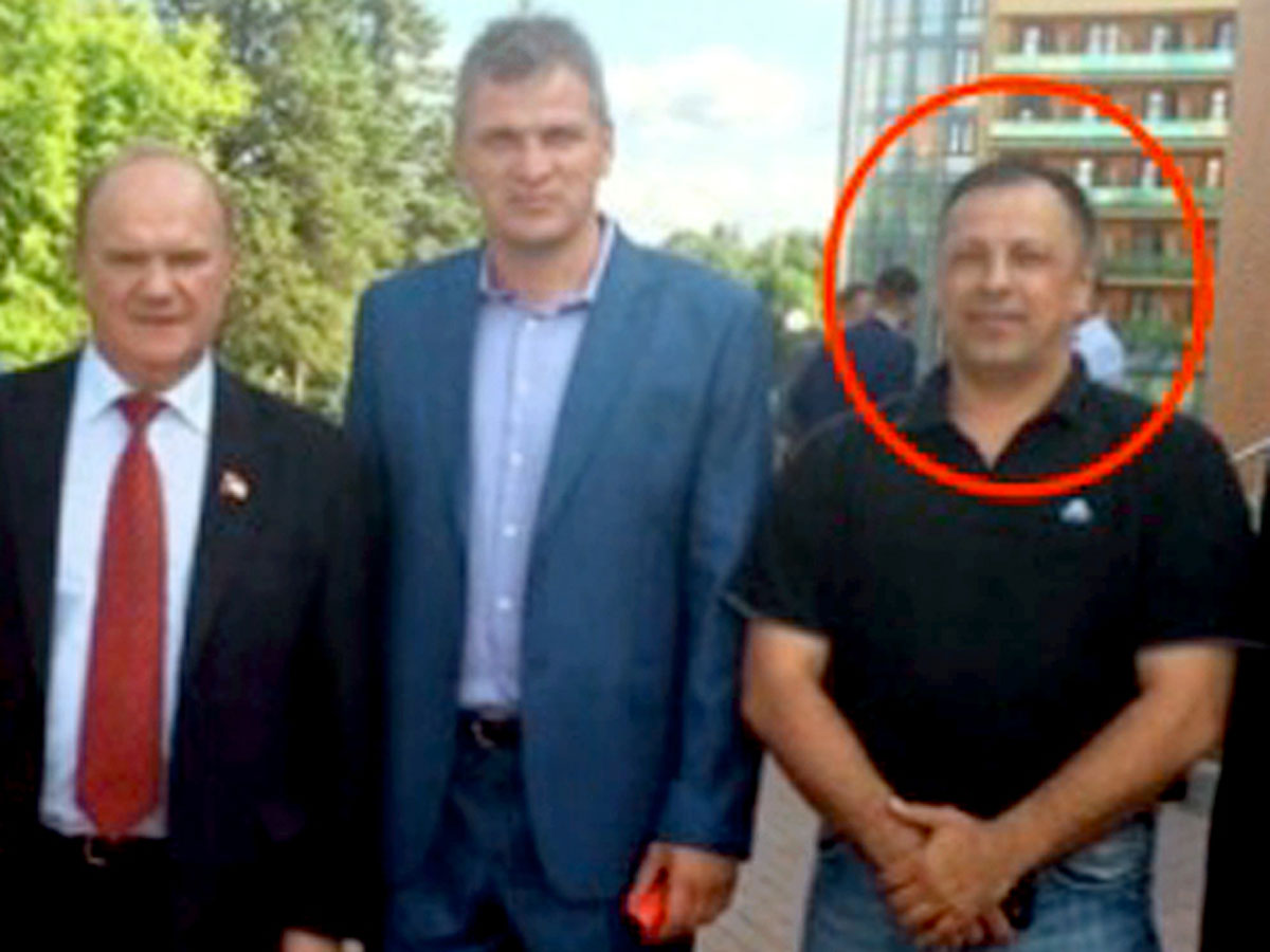 Депутаты Зюганов и Куринный с товарищем по партии Ануфриевым