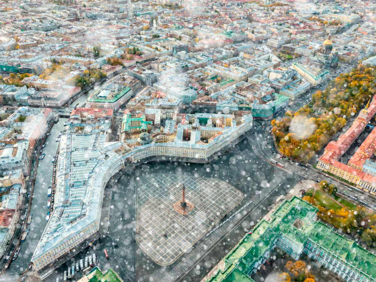 Погода в Санкт-Петербурге: осень перейдет от дождей к метелям