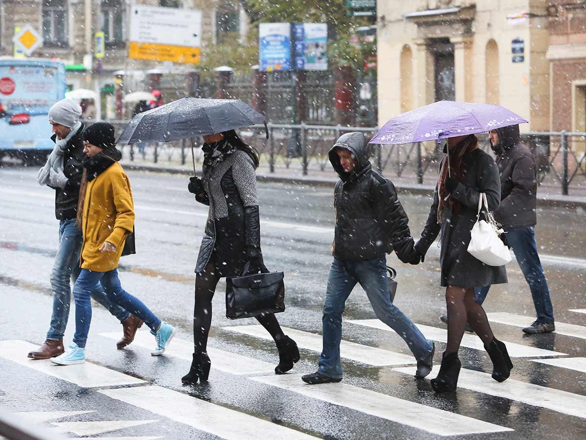 Погода в Санкт-Петербурге: теплая аномалия со слабым дождем