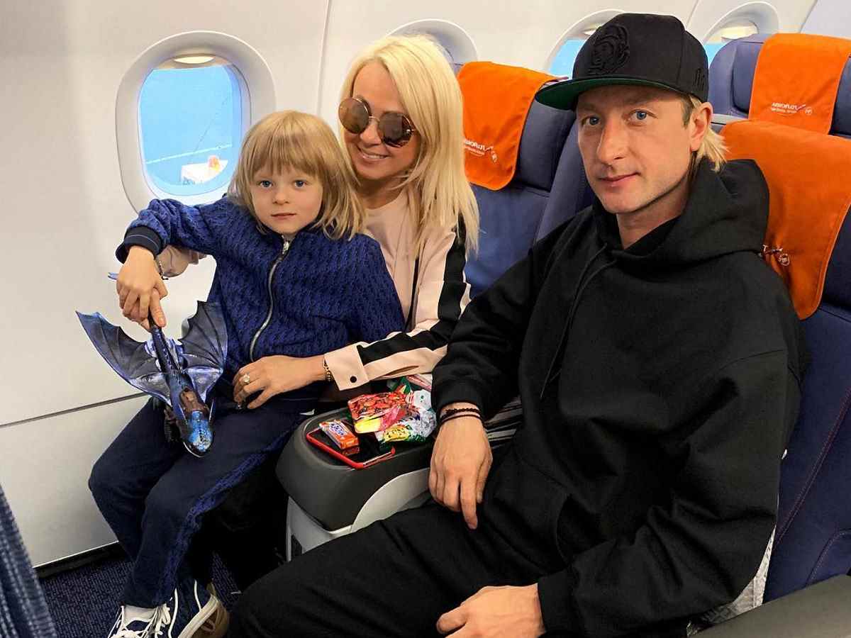 Рудковская, Плющенко и их сын