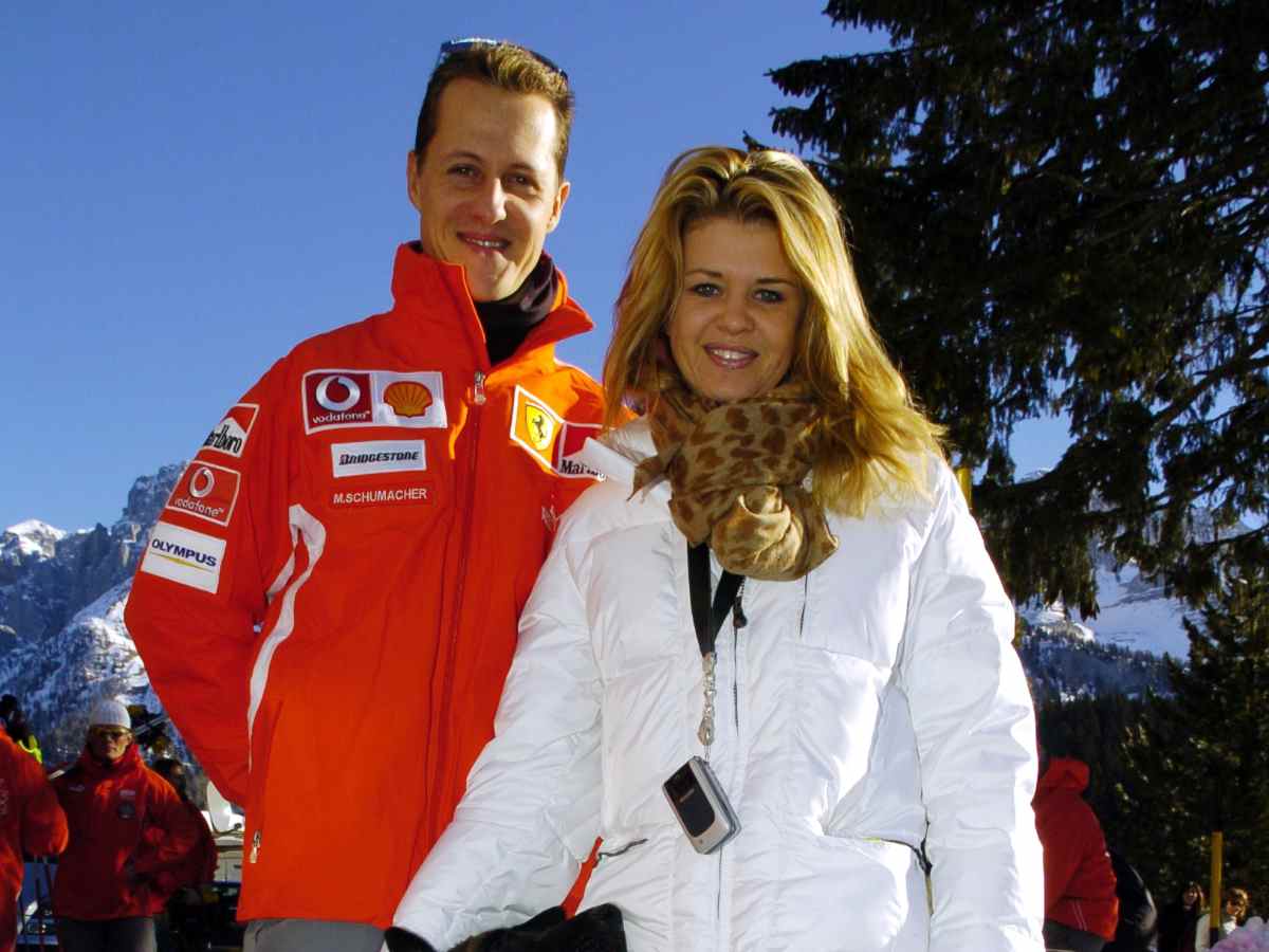 Михаэль Шумахер с женой