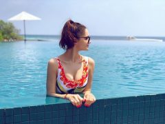 Александра Морозова** на Мальдивах. Фото: официальная страница в «Инстаграме**»