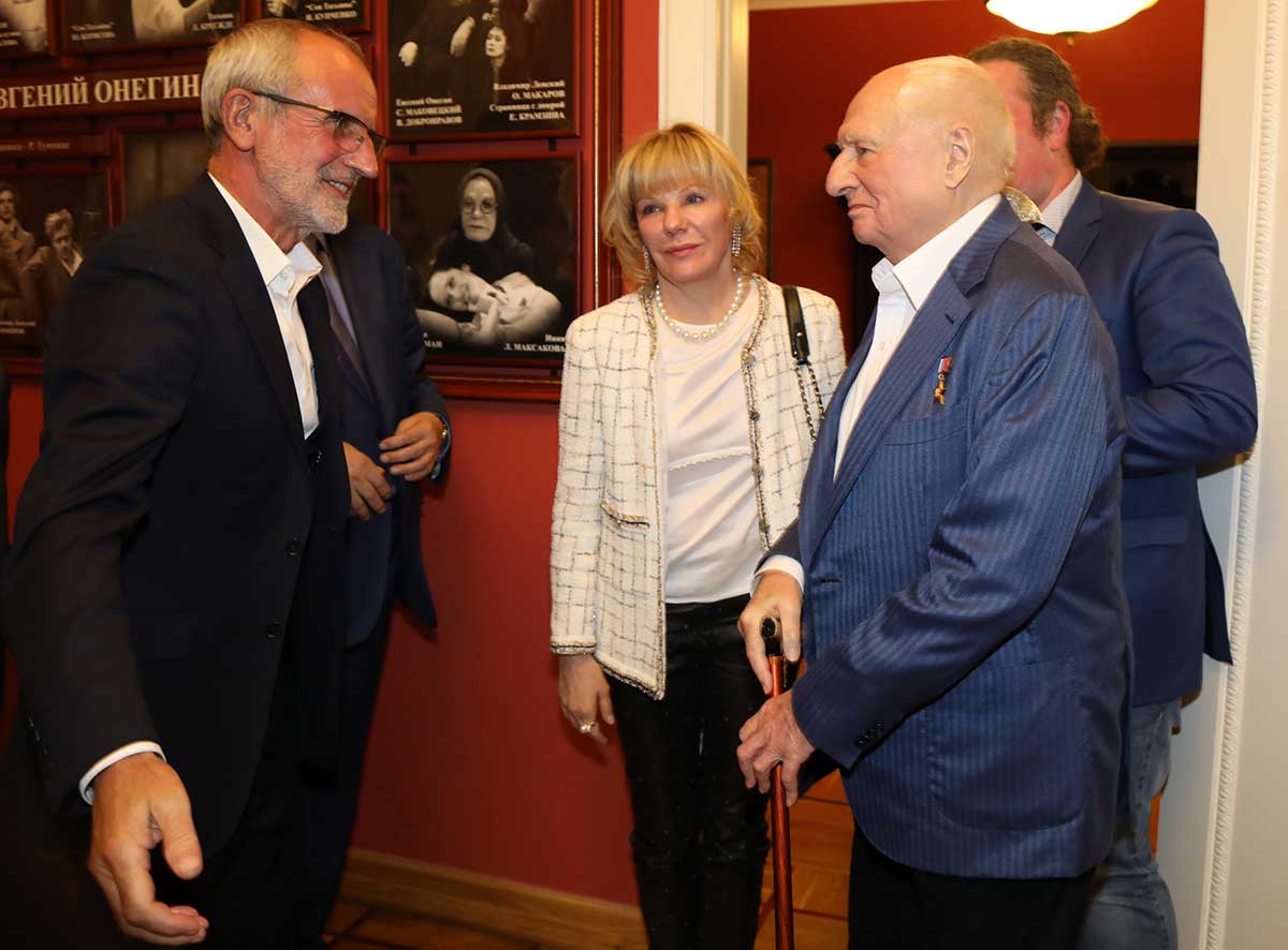 Римас Туминас, Александра Захарова и Марк Захаров