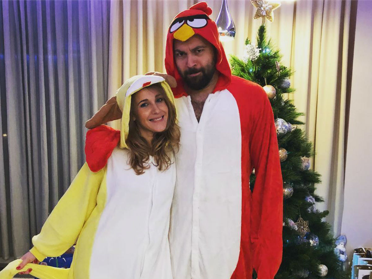 Новогоднее фото Ковальчук и Чумакова