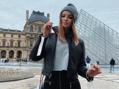 Александра Стриженова в Париже. Фото: официальная страница в «Инстаграме**».