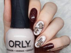 Новогодний дизайн ногтей. Фото: Instagram**.com/karolinawojcik86