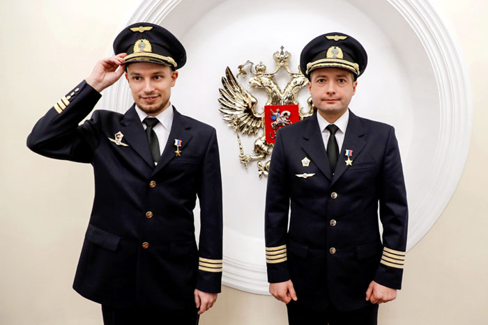 Дамир Юсупов (справа) и Георгий Мурзин получили звание Героев России