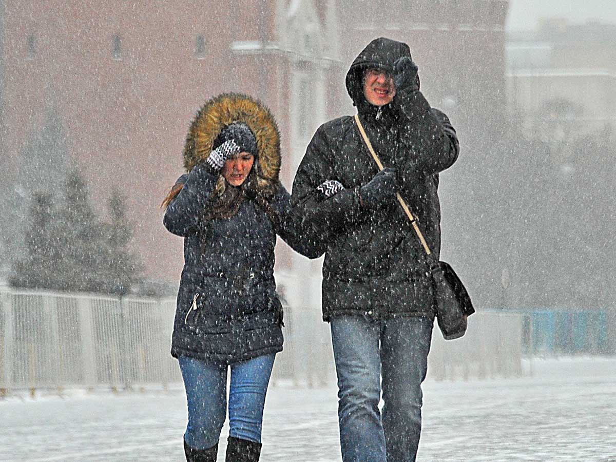 Погода в Москве на 14 дней: зима разбушуется - новость о сильной метели и ураганном ветре