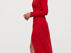 Красное платье, H&M, 2 999 рублей