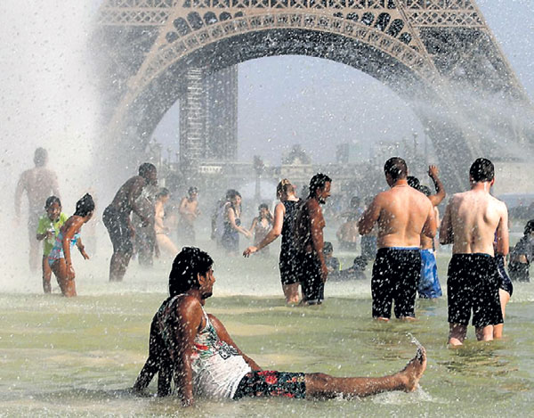 Этим летом во Франции стояла жара за 40