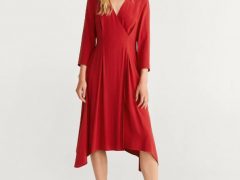 Красное платье, Mango, 2 499 рублей