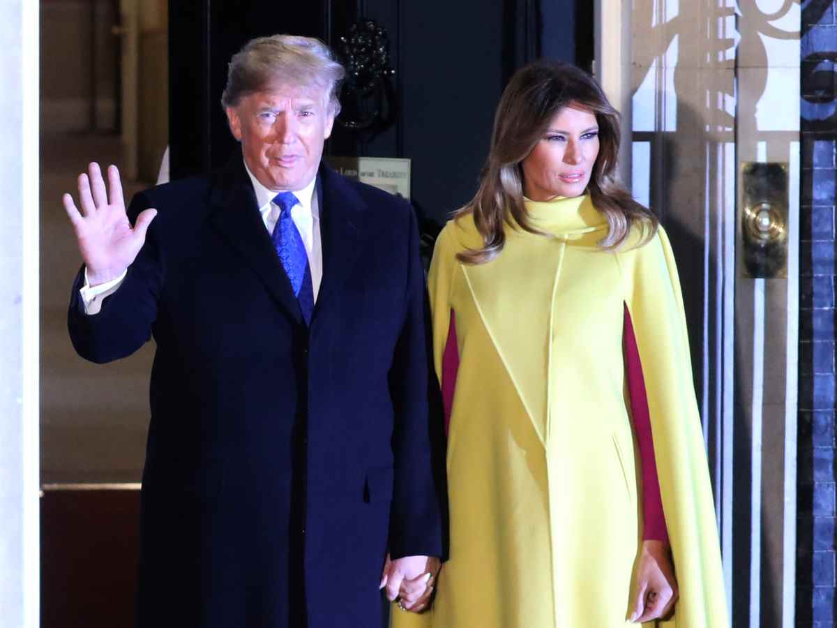 Дональд Трамп с женой