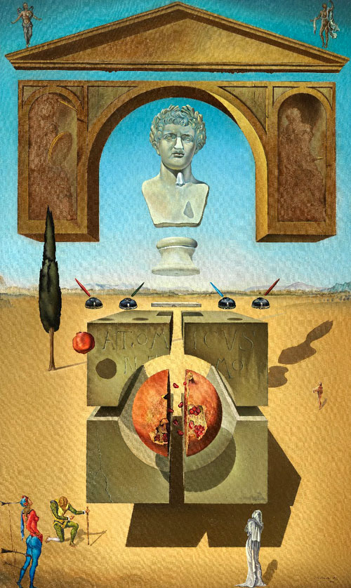 Дематериализация под носом Нерона. 1947 Фонд «Гала – Сальвадор Дали»