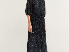 Шифоновое платье, Mango, 1999 рублей