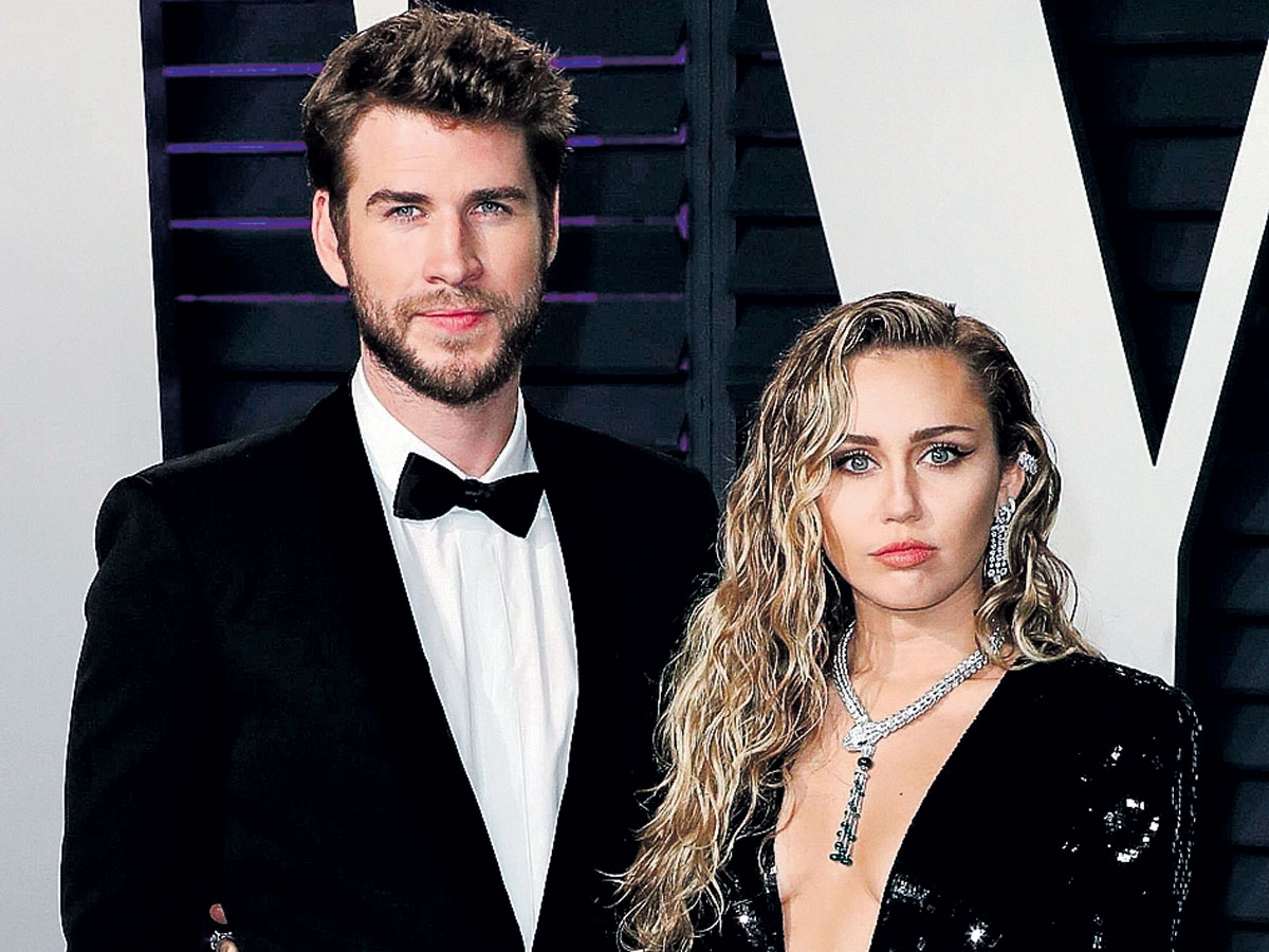 Лиам Хемсворт с Майли Сайрус