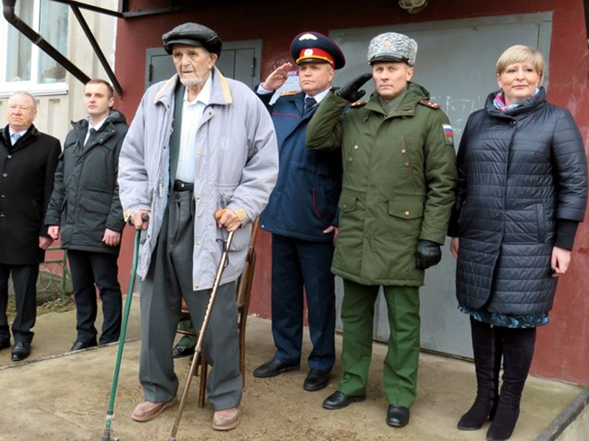 97-летнего участника обороны Ленинграда Михаила Кугелева чествовали как настоящего героя