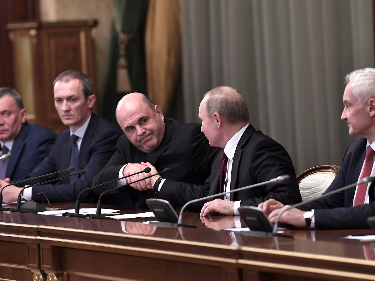 Президент Путин провел встречу с новым правительством РФ