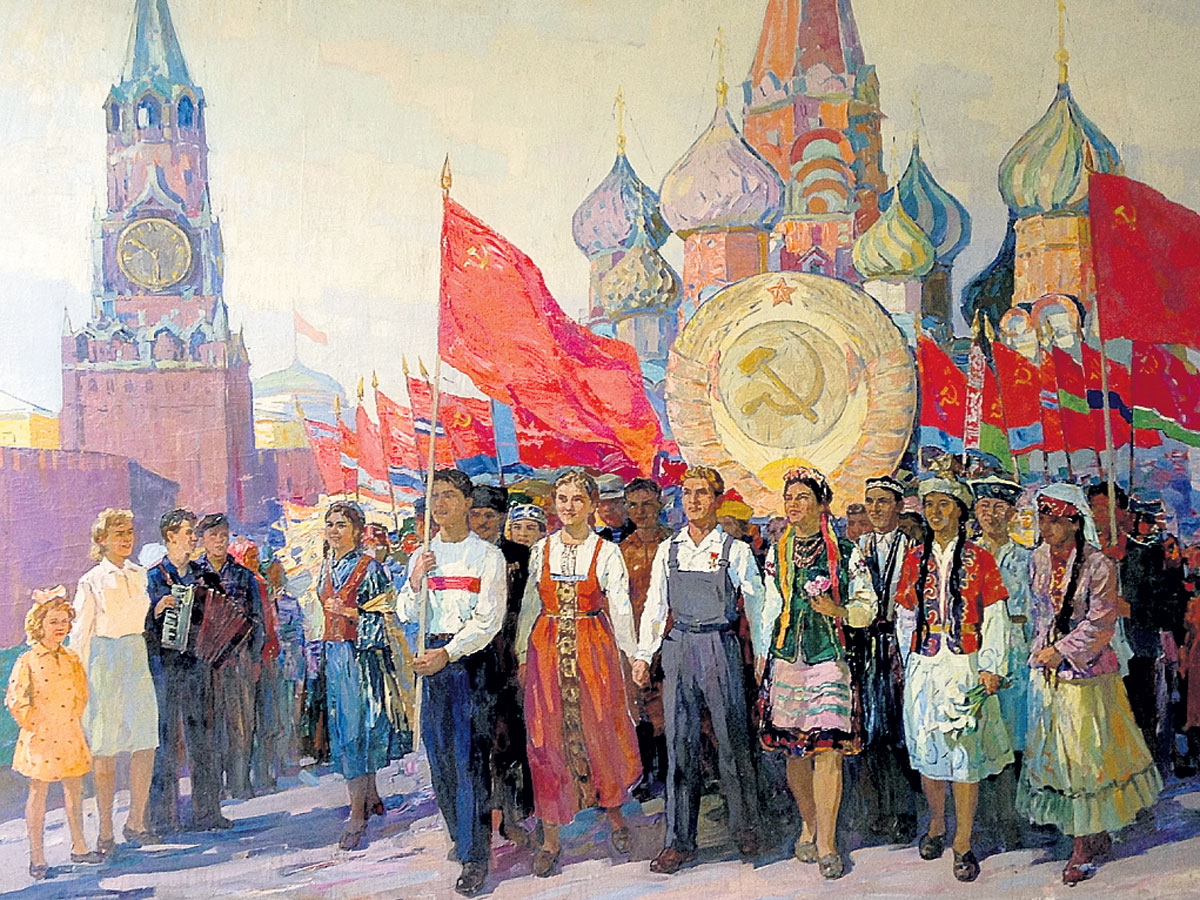 Возвращение с демонстрации картина