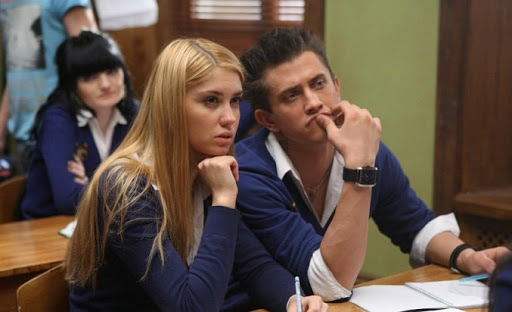 Павел Прилучный и Агата Муцениеце