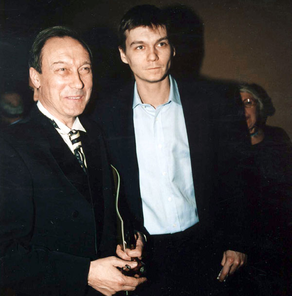 Олег Иванович Янковский с сыном Филиппом