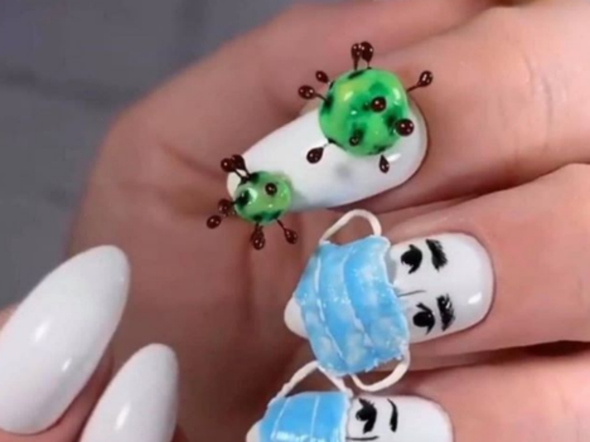 Коронавирусный маникюр