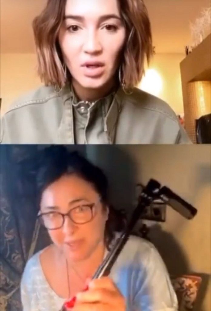 Лолита Милявская и Ольга Бузова пообщались в прямом эфире