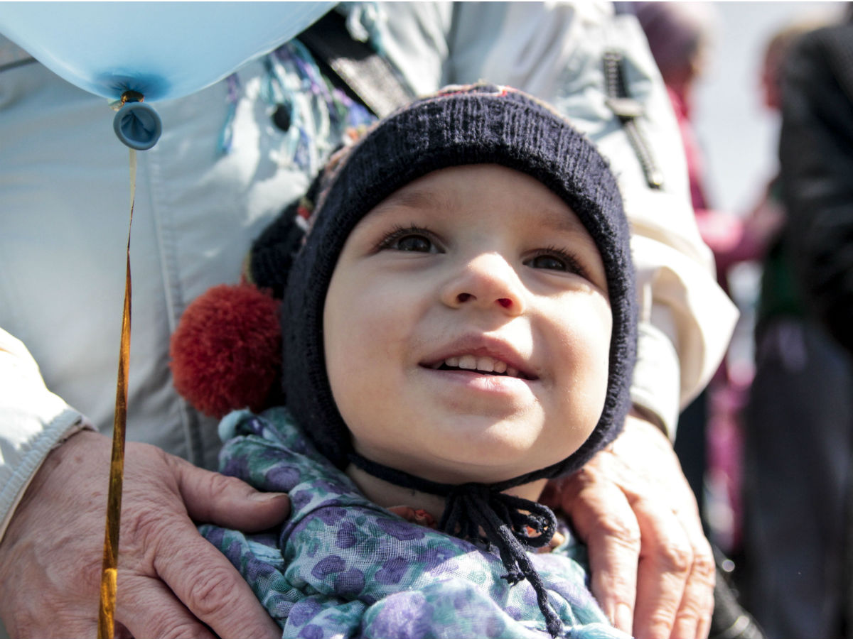 Акция в Киеве в поддержку детей с аутизмом