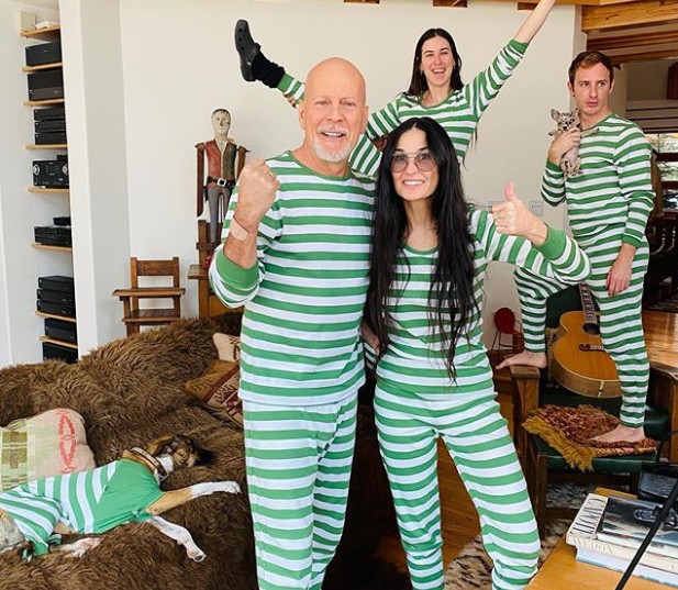 Брюс Уиллис и Деми Мур