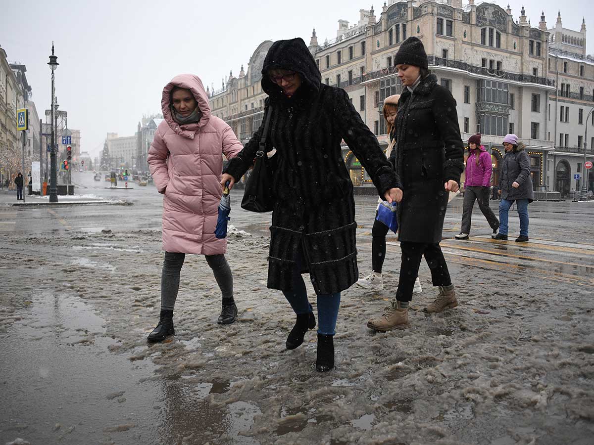 Какая сегодня января. Москва в марте. Похолодание.