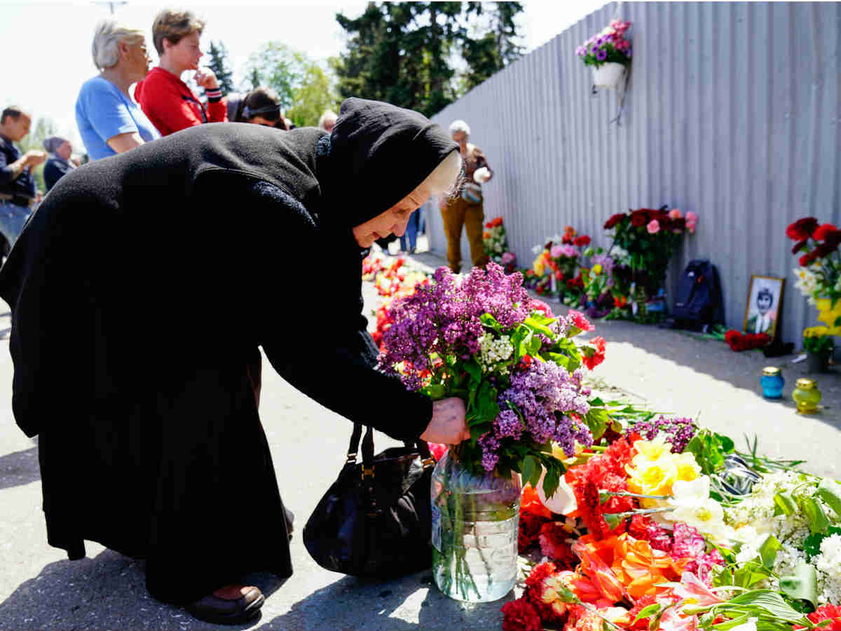 Акция в память о погибших 2 мая 2014 года в Одессе
