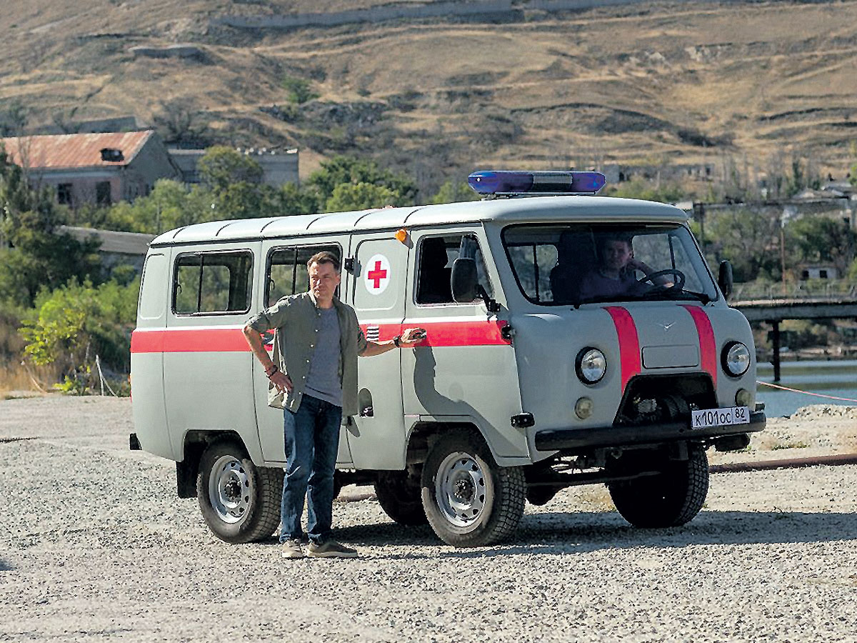 Кирилл Гребенщиков на съемках сериала