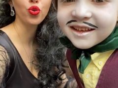 Полина Диброва с сыном