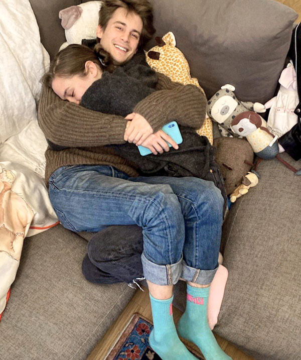 Иван Янковский со своей девушкой Верой Панфиловой, дочкой рок-музыканта Константина Кинчева